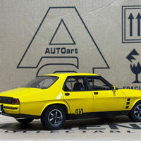 HOLDEN HX MONARO GTS SEDAN ABSINTH YELLOW - 1:18 SCALE DIECAST MODEL