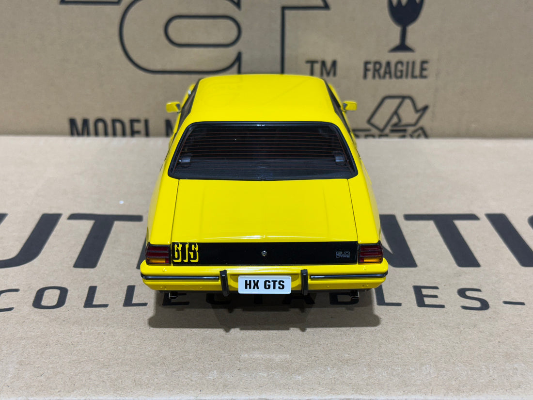 HOLDEN HX MONARO GTS SEDAN ABSINTH YELLOW - 1:18 SCALE DIECAST MODEL