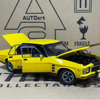 HOLDEN HX MONARO GTS SEDAN ABSINTH YELLOW - 1:18 SCALE DIECAST MODEL