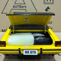 HOLDEN HX MONARO GTS SEDAN ABSINTH YELLOW - 1:18 SCALE DIECAST MODEL