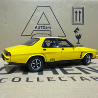 HOLDEN HX MONARO GTS SEDAN ABSINTH YELLOW - 1:18 SCALE DIECAST MODEL