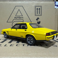 HOLDEN HX MONARO GTS SEDAN ABSINTH YELLOW - 1:18 SCALE DIECAST MODEL