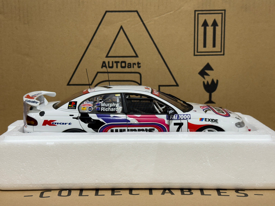 HOLDEN COMMODORE VT BATHURST 1999 G. MURPHY/S.RICHARDS #7 - 1:18 SCALE DIECAST MODEL - AUTOART