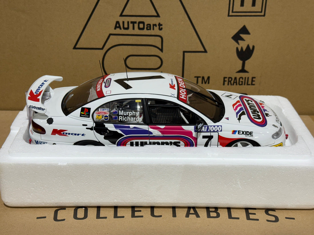 HOLDEN COMMODORE VT BATHURST 1999 G. MURPHY/S.RICHARDS #7 - 1:18 SCALE DIECAST MODEL - AUTOART