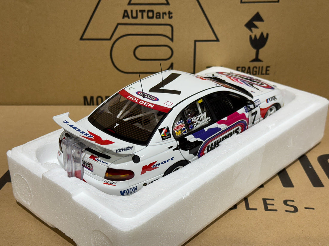 HOLDEN COMMODORE VT BATHURST 1999 G. MURPHY/S.RICHARDS #7 - 1:18 SCALE DIECAST MODEL - AUTOART