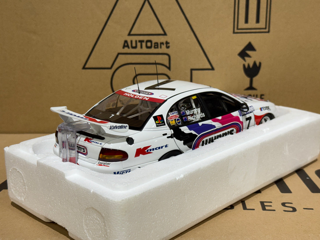 HOLDEN COMMODORE VT BATHURST 1999 G. MURPHY/S.RICHARDS #7 - 1:18 SCALE DIECAST MODEL - AUTOART
