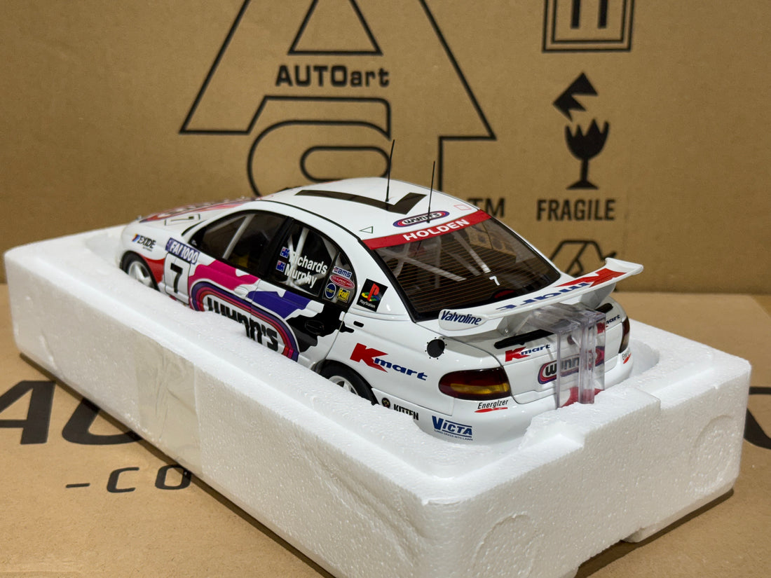 HOLDEN COMMODORE VT BATHURST 1999 G. MURPHY/S.RICHARDS #7 - 1:18 SCALE DIECAST MODEL - AUTOART