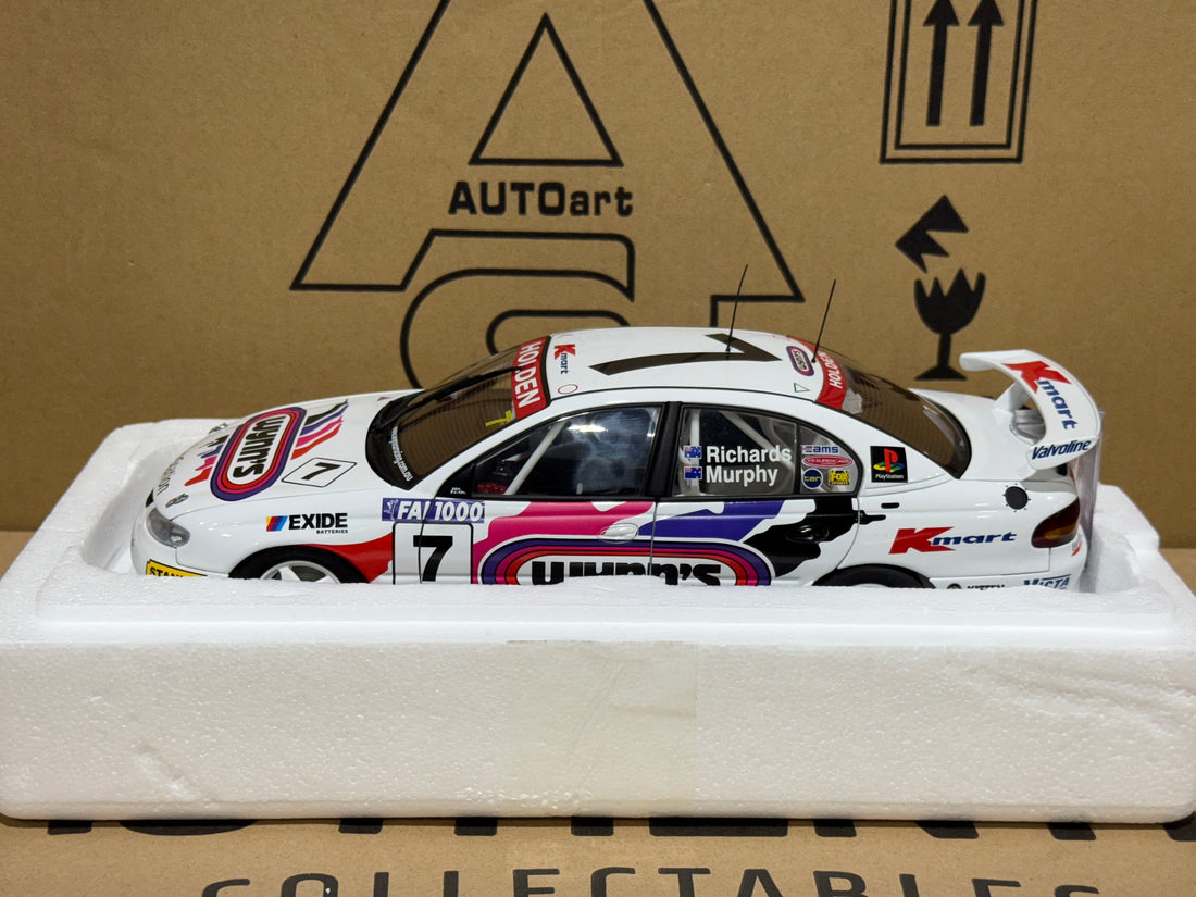 HOLDEN COMMODORE VT BATHURST 1999 G. MURPHY/S.RICHARDS #7 - 1:18 SCALE DIECAST MODEL - AUTOART