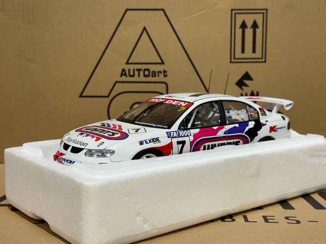HOLDEN COMMODORE VT BATHURST 1999 G. MURPHY/S.RICHARDS #7 - 1:18 SCALE DIECAST MODEL - AUTOART