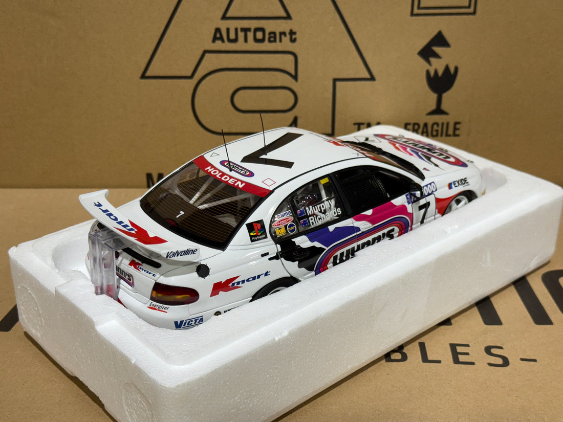 HOLDEN COMMODORE VT BATHURST 1999 G. MURPHY/S.RICHARDS #7 - 1:18 SCALE DIECAST MODEL - AUTOART