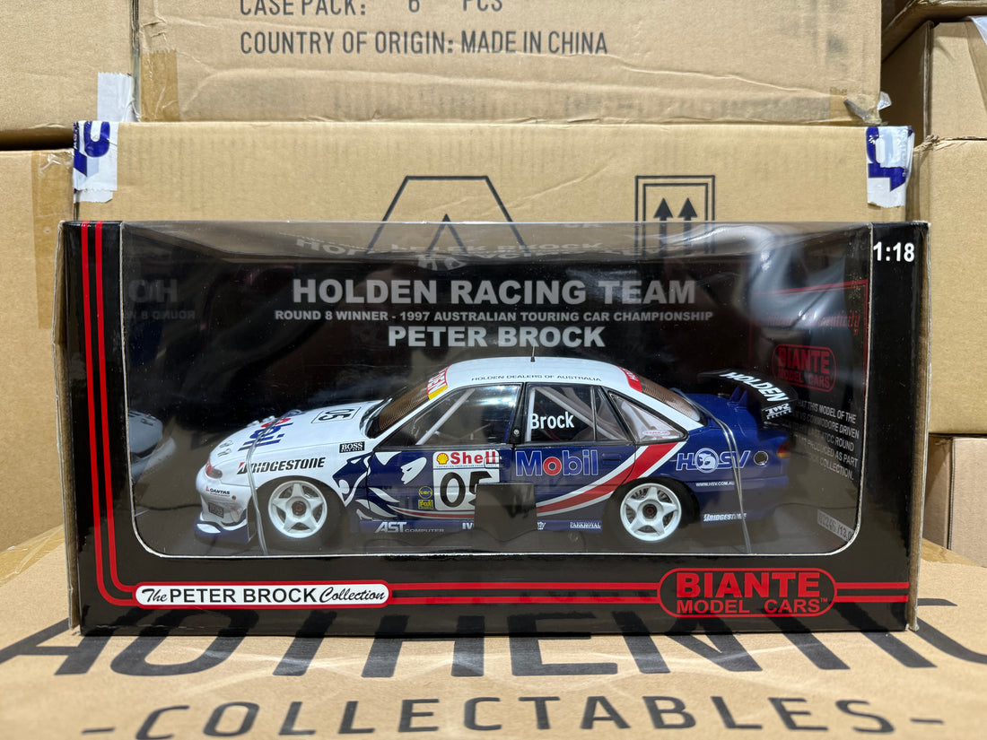 1997 PETER BROCK - ROUND 8 WINNER - HOLDEN VS COMMODORE - 1:18 SCALE DIECAST MODEL - BIANTE/AUTOART