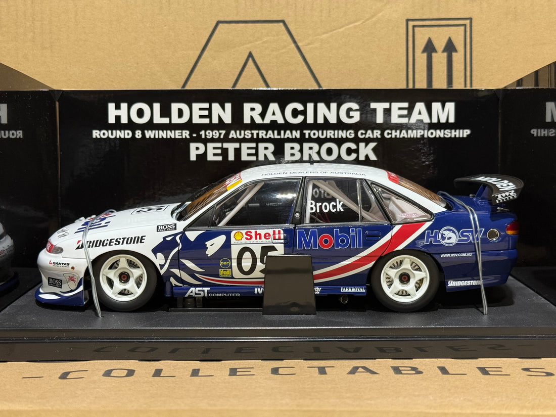 1997 PETER BROCK - ROUND 8 WINNER - HOLDEN VS COMMODORE - 1:18 SCALE DIECAST MODEL - BIANTE/AUTOART