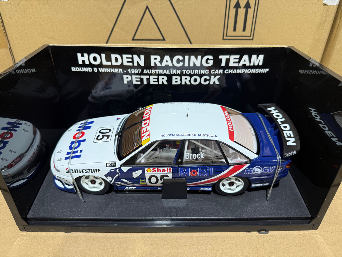 1997 PETER BROCK - ROUND 8 WINNER - HOLDEN VS COMMODORE - 1:18 SCALE DIECAST MODEL - BIANTE/AUTOART