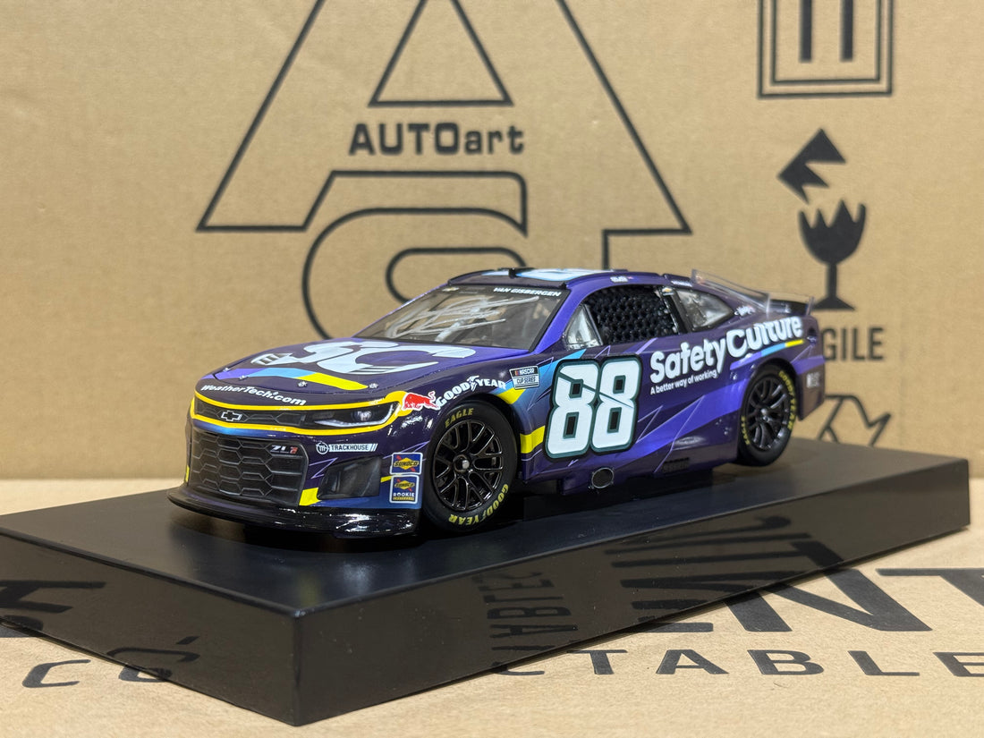 SHANE VAN GISBERGEN AUTOGRAPHRD 2025 SAFETY CULTURE 1:24 SCALE ARC DIECAST