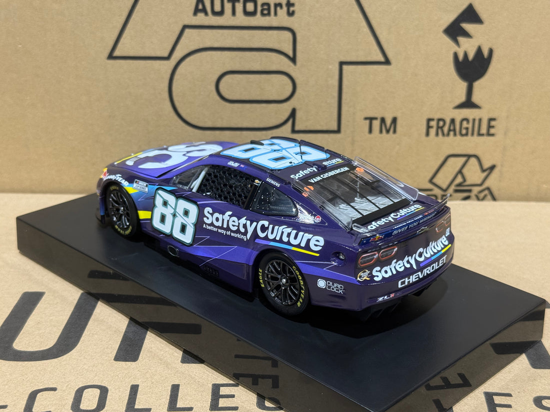 SHANE VAN GISBERGEN AUTOGRAPHRD 2025 SAFETY CULTURE 1:24 SCALE ARC DIECAST