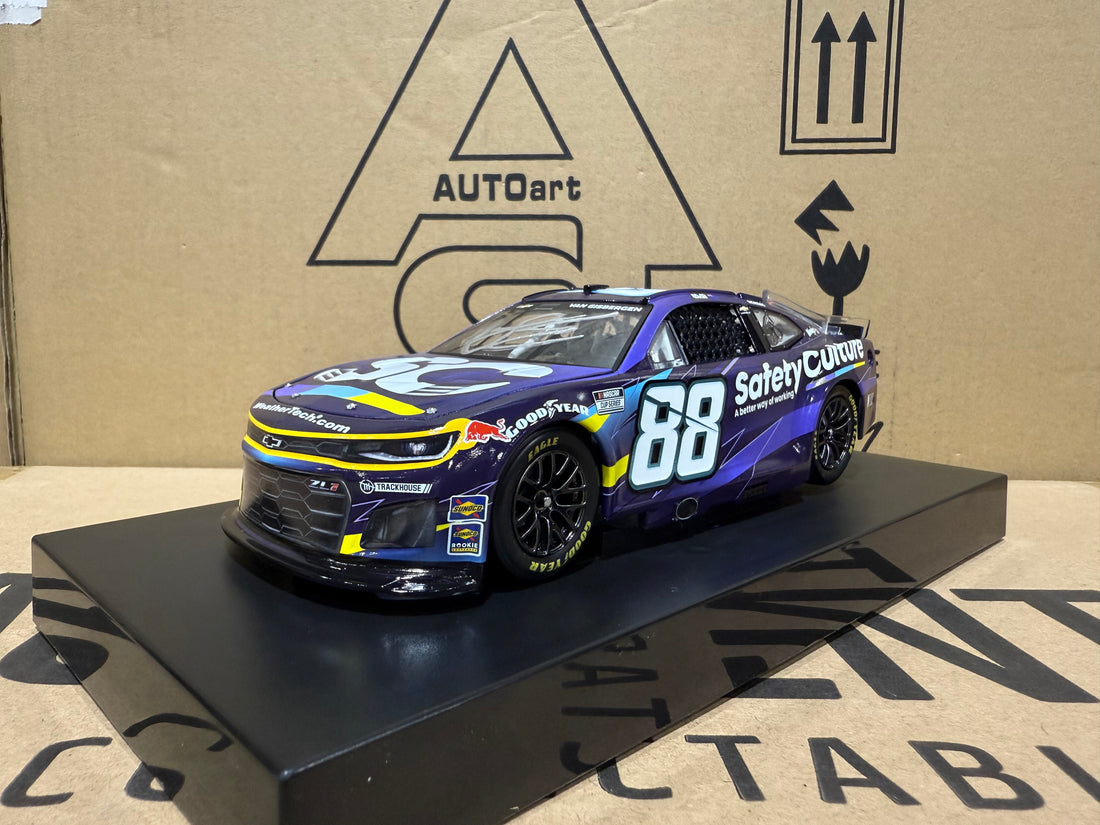 SHANE VAN GISBERGEN AUTOGRAPHRD 2025 SAFETY CULTURE 1:24 SCALE ARC DIECAST