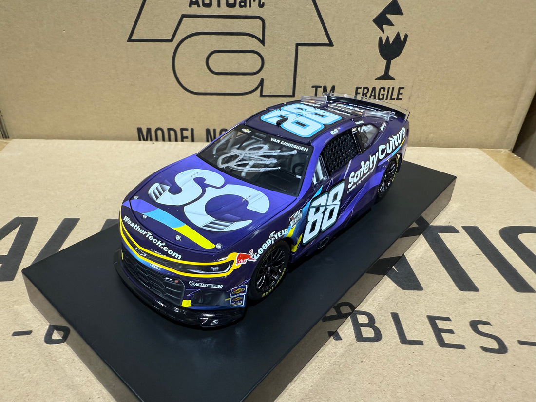 SHANE VAN GISBERGEN AUTOGRAPHRD 2025 SAFETY CULTURE 1:24 SCALE ARC DIECAST