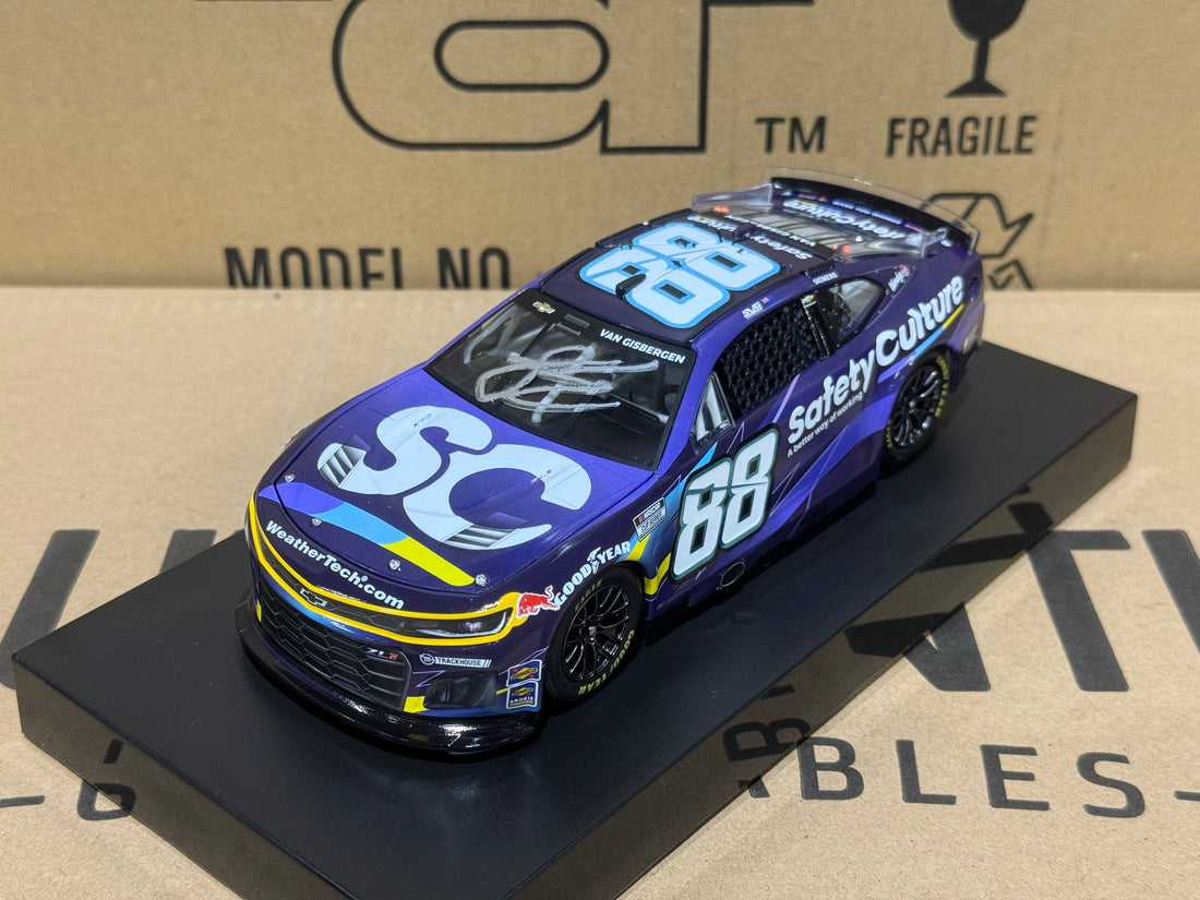 SHANE VAN GISBERGEN AUTOGRAPHRD 2025 SAFETY CULTURE 1:24 SCALE ARC DIECAST