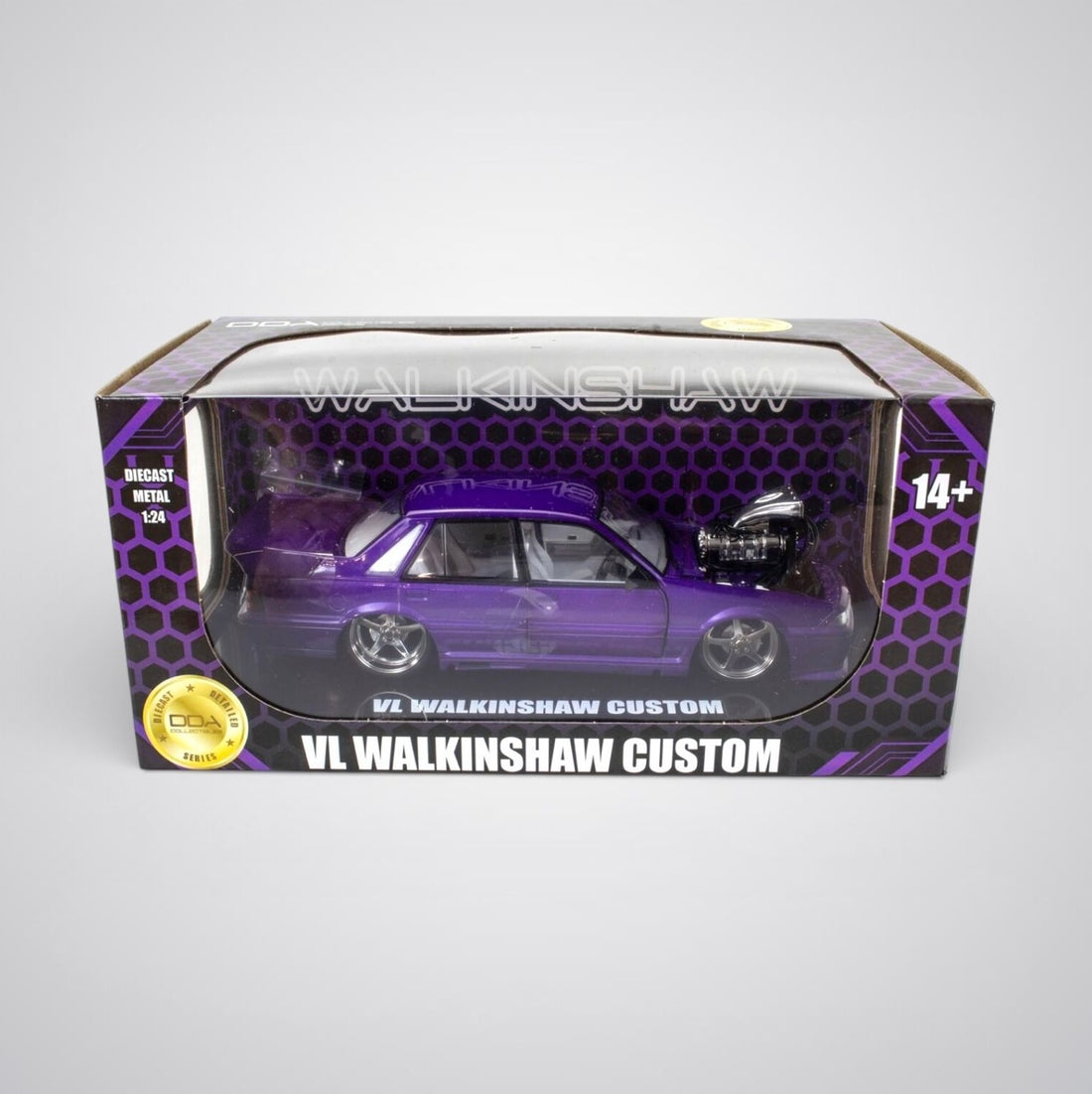 BLOWN VL WALKINSHAW - PURPLE - 1:24 SCALE DIECAST MODEL - DDA