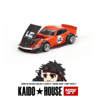 DATSUN KAIDO FAIRLADY Z - 'ORANGE BANG' LARRY CHEN V1 - 1:64 SCALE DIECAST - MINI GT