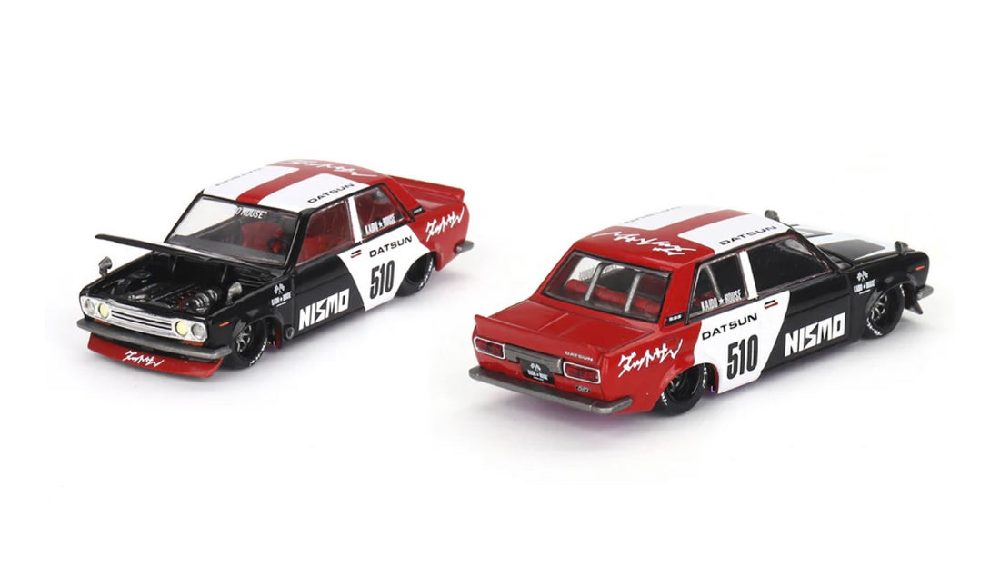 DATSUN STREET 510 RACING V1 - 1:64 SCALE DIECAST - MINI GT