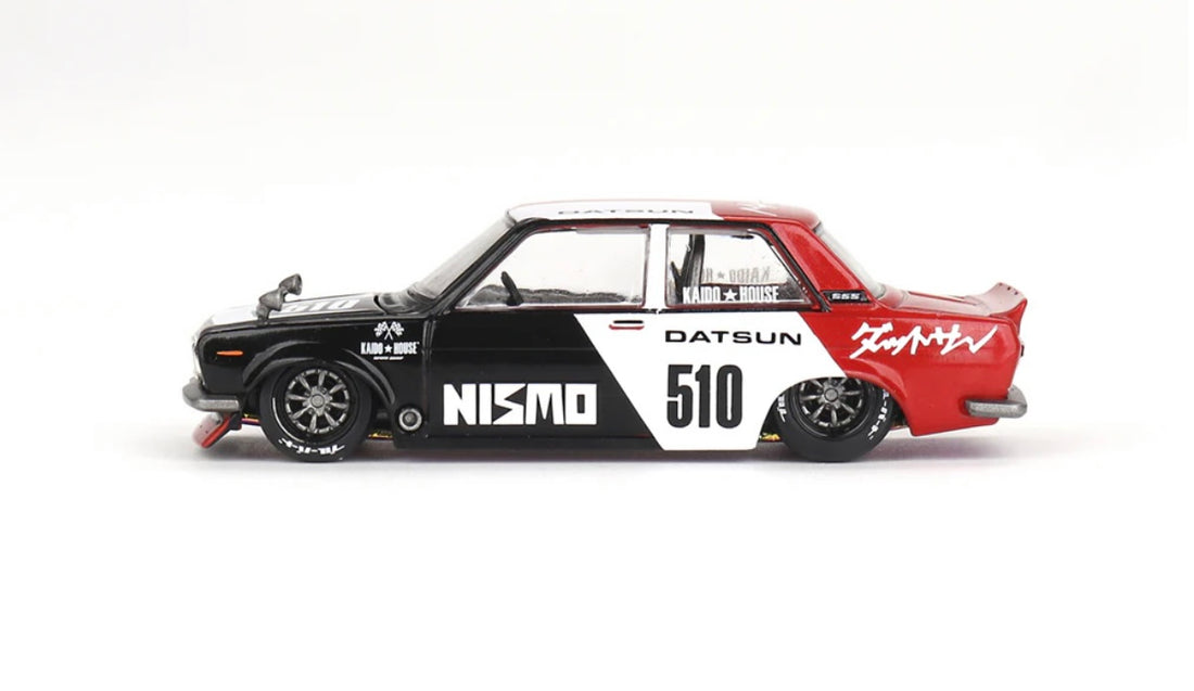 DATSUN STREET 510 RACING V1 - 1:64 SCALE DIECAST - MINI GT