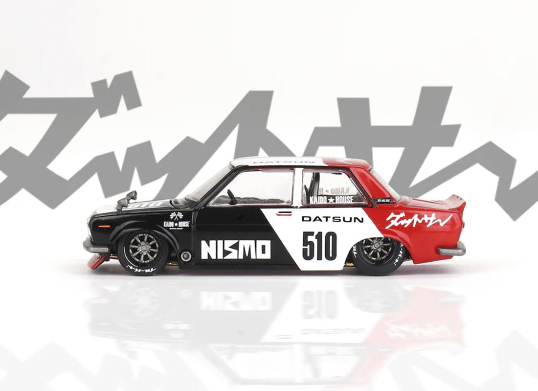 DATSUN STREET 510 RACING V1 - 1:64 SCALE DIECAST - MINI GT