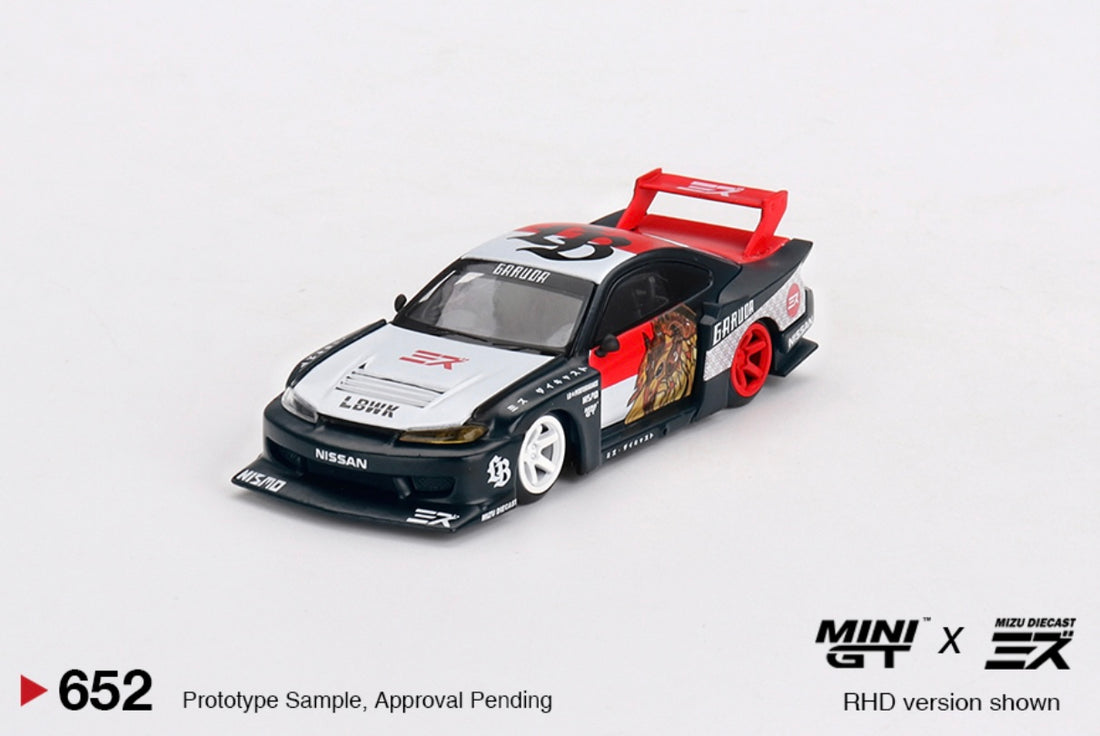 Nissan LB-Super Silhouette S15 SILVIA "Garuda" - 1:64 Scale Diecast - Mini GT