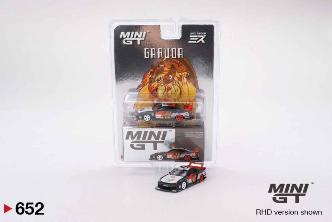 Nissan LB-Super Silhouette S15 SILVIA "Garuda" - 1:64 Scale Diecast - Mini GT