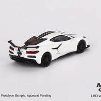 Chevrolet Corvette Z06 2023 Arctic White - 1:64 Scale Diecast - Mini GT