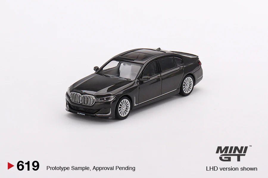 BMW Alpina B7 xDrive Dravit Grey Metallic - 1:64 Scale Diecast - Mini GT