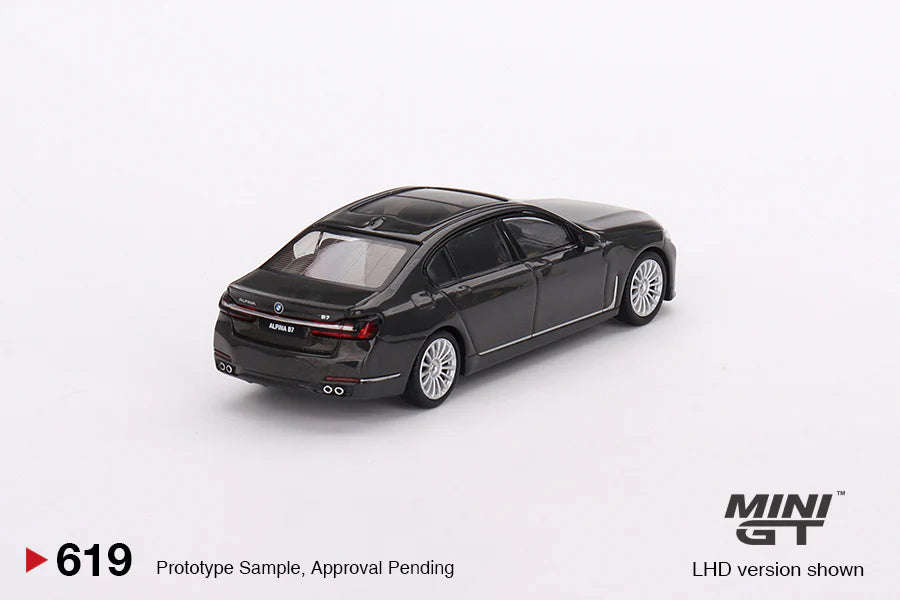 BMW Alpina B7 xDrive Dravit Grey Metallic - 1:64 Scale Diecast - Mini GT