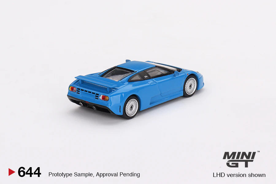Bugatti EB110 GT Blue Bugatti - 1:64 Scale Diecast - Mini GT