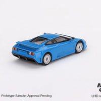 Bugatti EB110 GT Blue Bugatti - 1:64 Scale Diecast - Mini GT