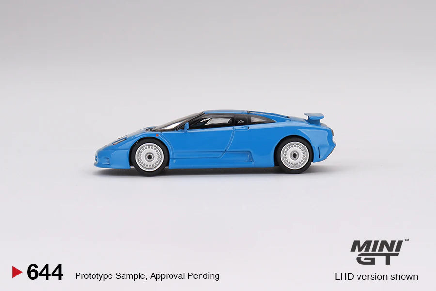 Bugatti EB110 GT Blue Bugatti - 1:64 Scale Diecast - Mini GT