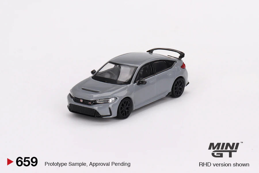 Honda Civic Type R Sonic Gray Pearl 2023 - 1:64 Scale Diecast - Mini GT