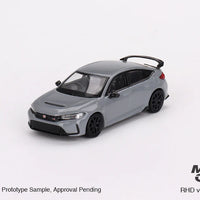 Honda Civic Type R Sonic Gray Pearl 2023 - 1:64 Scale Diecast - Mini GT