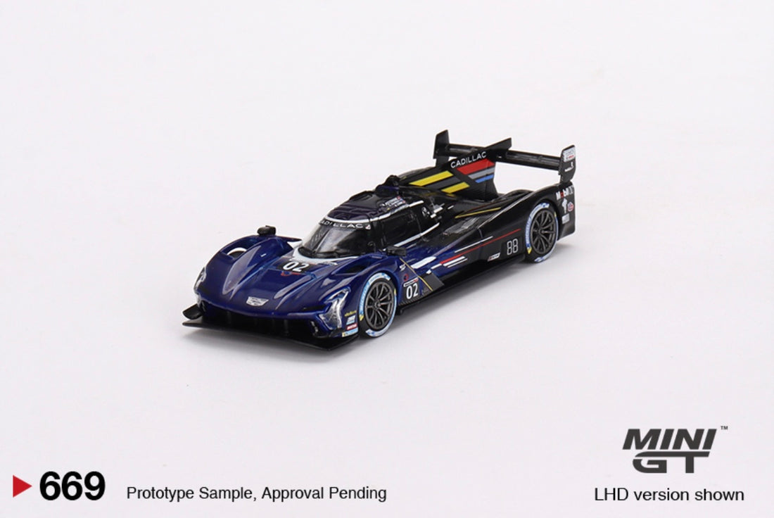 Cadillac V-Series.R #02 Cadillac Racing - 2023 IMSA Daytona 24 Hrs - 1:64 Scale Diecast - Mini GT