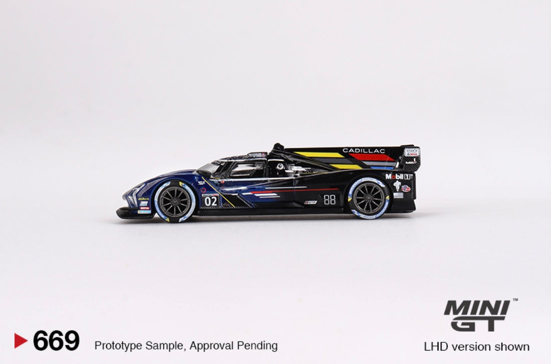 Cadillac V-Series.R #02 Cadillac Racing - 2023 IMSA Daytona 24 Hrs - 1:64 Scale Diecast - Mini GT
