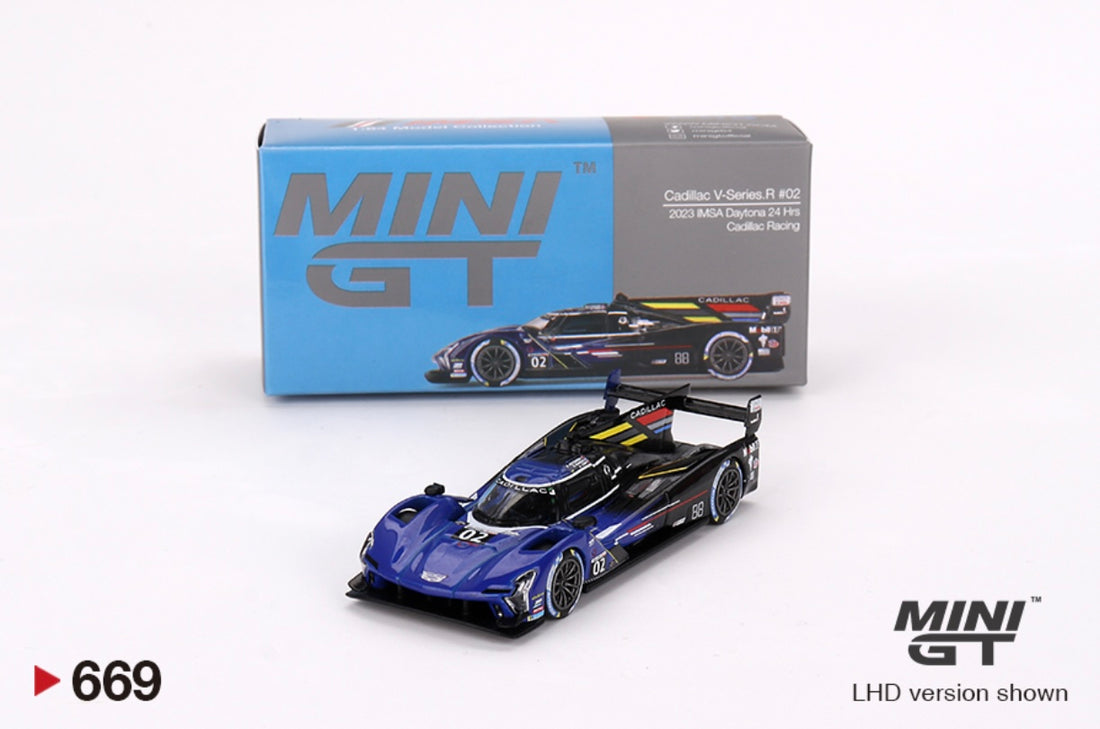 Cadillac V-Series.R #02 Cadillac Racing - 2023 IMSA Daytona 24 Hrs - 1:64 Scale Diecast - Mini GT