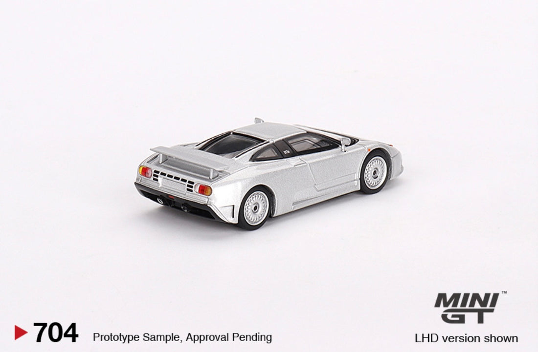 Bugatti EB110 GT Grigio Chiaro - 1:64 Scale Diecast - Mini GT