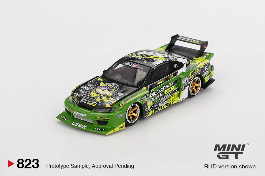NISSAN LB-SUPER SILHOUETTE S15 SILVIA - 2024 FORMULA DRIFT - 1:64 SCALE DIECAST - MINI GT