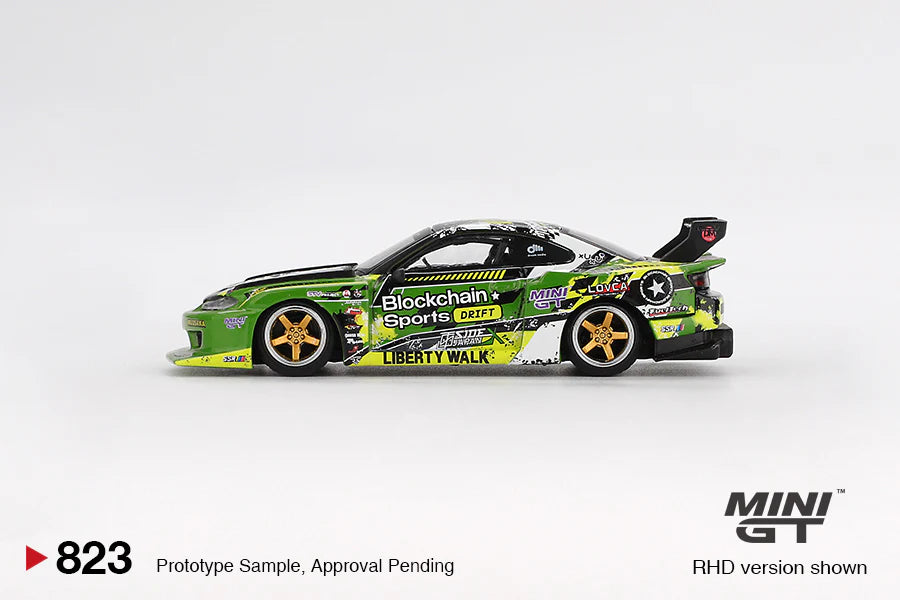 NISSAN LB-SUPER SILHOUETTE S15 SILVIA - 2024 FORMULA DRIFT - 1:64 SCALE DIECAST - MINI GT