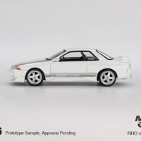 NISSAN SKYLINE GT-R (R32) VEILSIDE COMBAT C-I - WHITE - 1:64 SCALE DIECAST - MINI GT