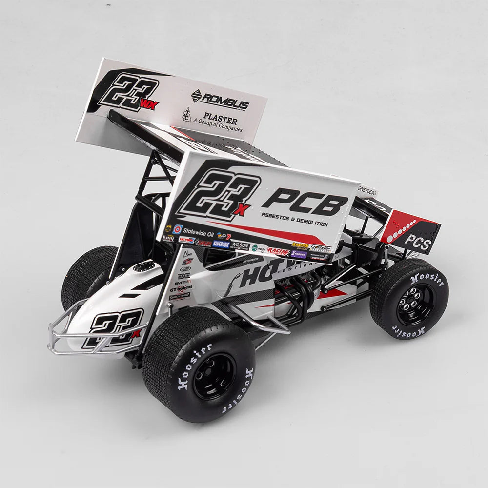 James McFadden - Team Brady Racing #23X Sprintcar - 2024 High Limit International: Perth - 1:18 Scale Diecast Model - Authentic Collectables