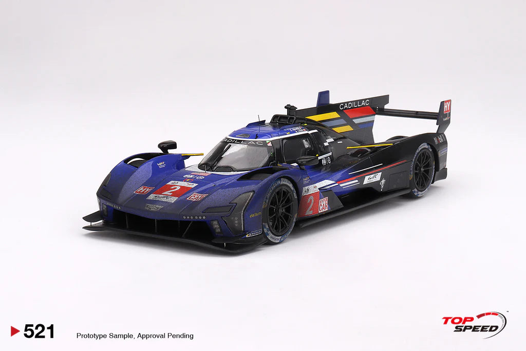 2023 LE MANS 24 HOUR 3RD PLACE (WEATHERED) - #2 CADILLAC - 1:18 SCALE MODEL - TOPSPEED MODEL