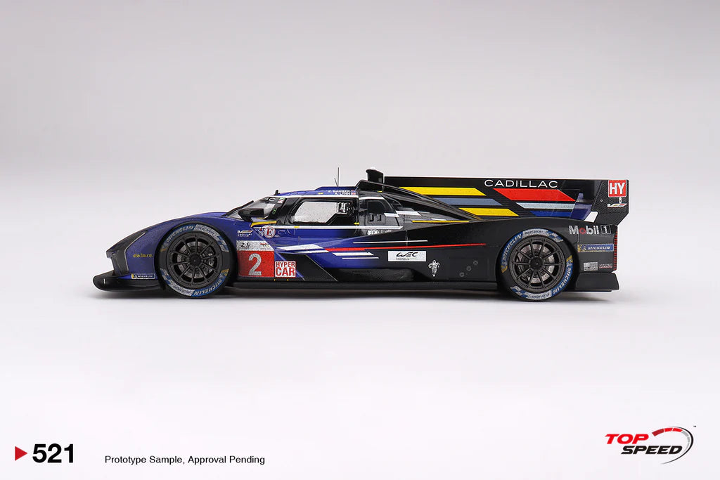 2023 LE MANS 24 HOUR 3RD PLACE (WEATHERED) - #2 CADILLAC - 1:18 SCALE MODEL - TOPSPEED MODEL