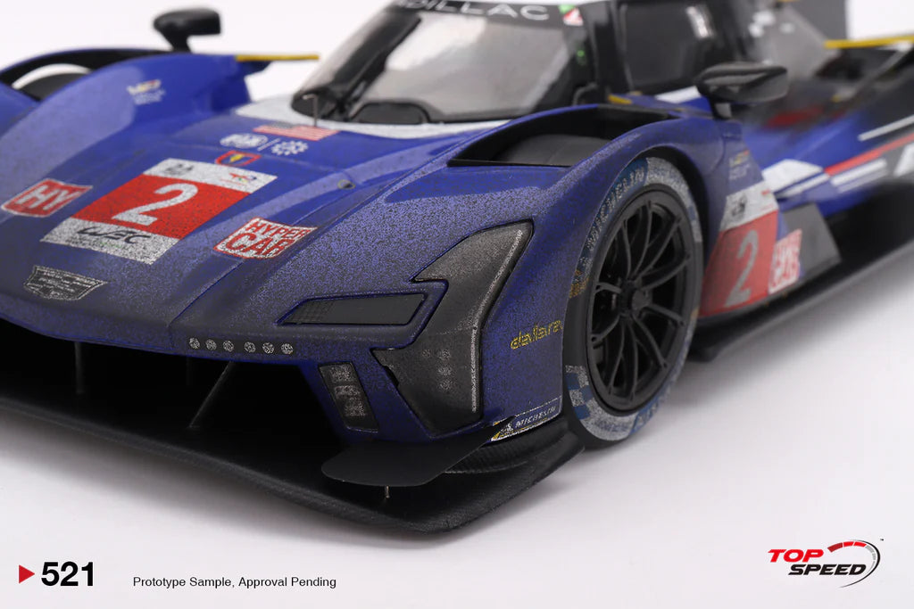 2023 LE MANS 24 HOUR 3RD PLACE (WEATHERED) - #2 CADILLAC - 1:18 SCALE MODEL - TOPSPEED MODEL
