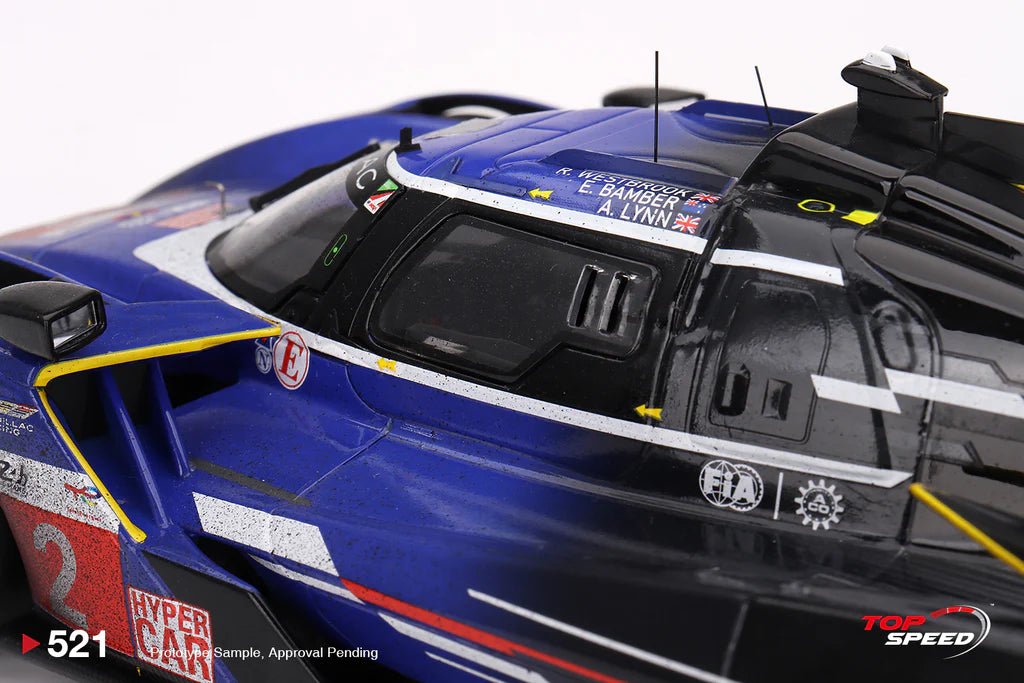 2023 LE MANS 24 HOUR 3RD PLACE (WEATHERED) - #2 CADILLAC - 1:18 SCALE MODEL - TOPSPEED MODEL