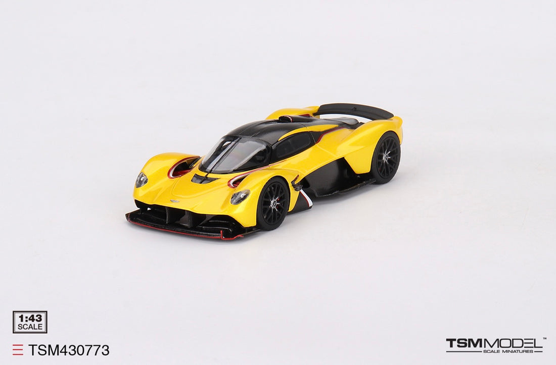 Aston Martin Valkyrie - Sunburst Yellow - 1:43 Scale Model - TSM